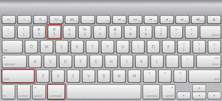 picure showing how to take a screenshot